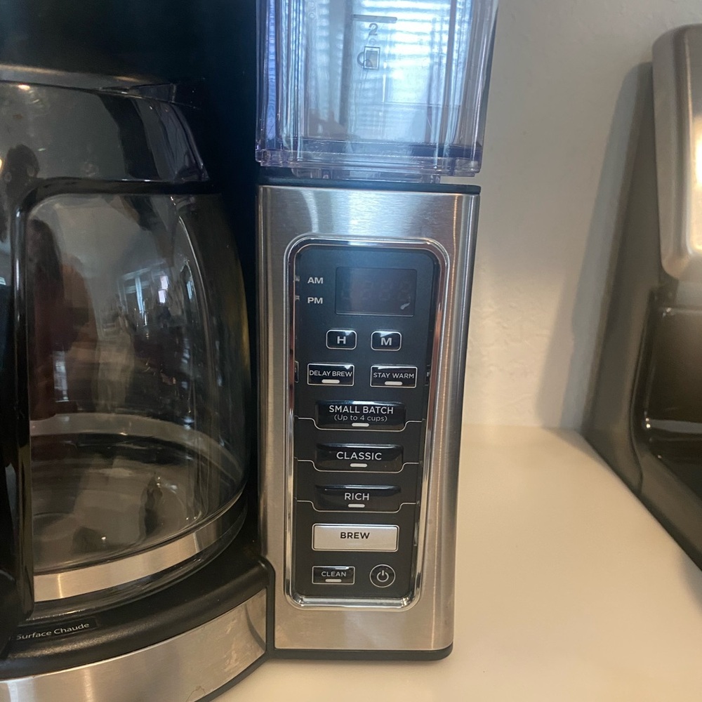 Ninja Stainless Steel Coffee Maker with Black Accents - Picture 2 of 9